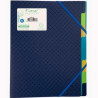 (552572E) EXACOMPTA CLASIFICADOR FOREVER 8 COMPARTIMENTOS 3 SOLAPAS A4 POLIPROPILENO AZUL