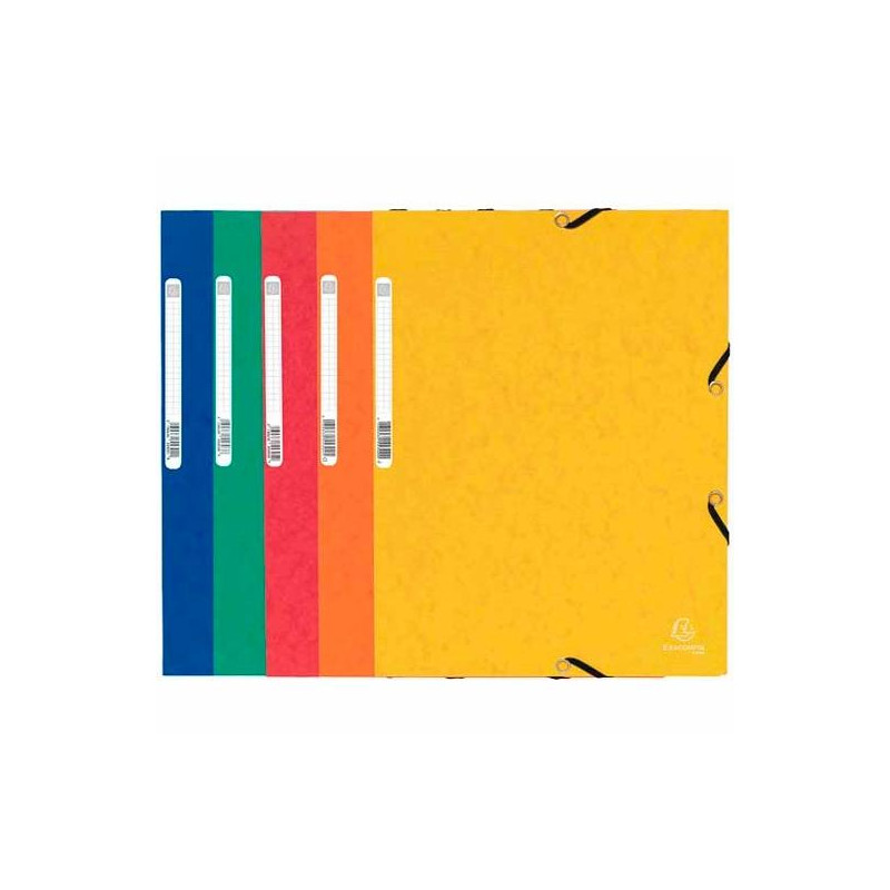 (55300E) EXACOMPTA CARPETA CARTÓN LUSTRADO 355 GR TRES SOLAPAS GOMAS A4 SURTIDO -10U- (55300E) EXACOMPTA CARPETA CARTÓN LUSTRADO 355 GR TRES SOLAPAS GOMAS A4 SURTIDO -10U-