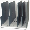 (390740D) EXACOMPTA MODULOTOP CLASIFICADOR VERTICAL CON 5 SEPARADORES A4+ GRIS CLARO/GRIS RATÓN