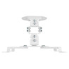 (CP03TSR-129) AISENS SOPORTE UNIVERSAL GIRATORIO INCLINABLE DE TECHO PARA PROYECTOR BLANCO