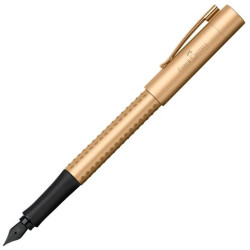 (140932) FABER CASTELL PLUMA ESTILOGRÁFICA GRIP EDITION F ORO