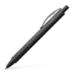 (148427) FABER CASTELL BOLÍGRAFO ESSENTIO ALUMINIO B TINTA NEGRA RECARGABLE NEGRO MATE