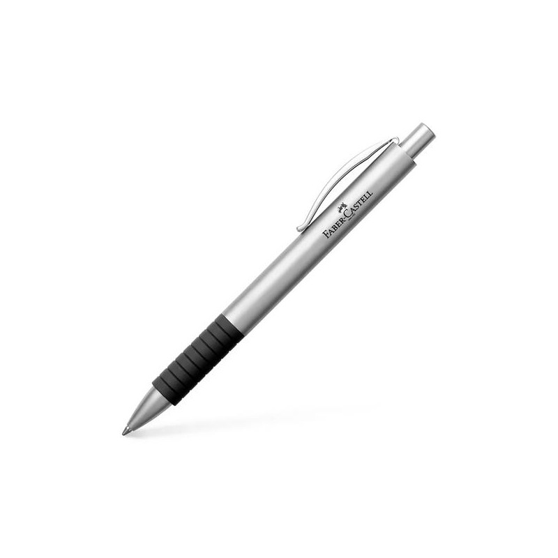 (148472) FABER CASTELL BOLÍGRAFO ESSENTIO METAL B TINTA NEGRA RECARGABLE CROMO MATE (148472) FABER CASTELL BOLÍGRAFO ESSENTIO METAL B TINTA NEGRA RECARGABLE CROMO MATE
