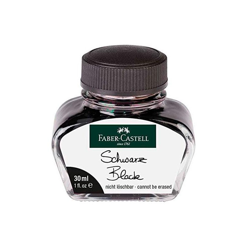 (149854) FABER CASTELL TINTERO 30ML TINTA BORRABLE NEGRA (149854) FABER CASTELL TINTERO 30ML TINTA BORRABLE NEGRA