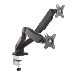 (DT27TSR-045) AISENS SOPORTE DE MESA CONTRAPESO GIRATORIO E INCLINABLE 3 PIVOTES 2 BRAZOS (13"-32")