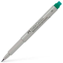 (152463) FABER CASTELL ROTULADOR NO PERMANENTE MULTIFUNCIONAL MULTIMARK S CON GOMA INTEGRADA VERDE