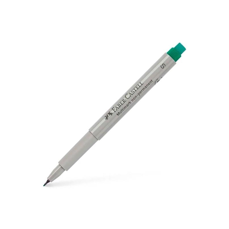 (152463) FABER CASTELL ROTULADOR NO PERMANENTE MULTIFUNCIONAL MULTIMARK S CON GOMA INTEGRADA VERDE (152463) FABER CASTELL ROTULADOR NO PERMANENTE MULTIFUNCIONAL MULTIMARK S CON GOMA INTEGRADA VERDE