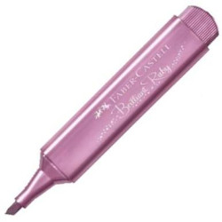 (154691) FABER CASTELL MARCADOR TEXTLINER 46 METÁLICO RUBÍ