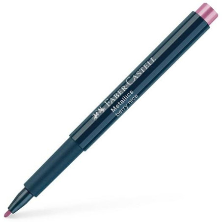 (160790) FABER CASTELL ROTULADOR PUNTA DE FIBRA METALLICS MARKER BERRY NICE