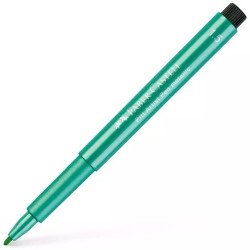 (167394) FABER CASTELL ROTULADOR PITT ARTIST PEN METALLIC 1.5MM VERDE