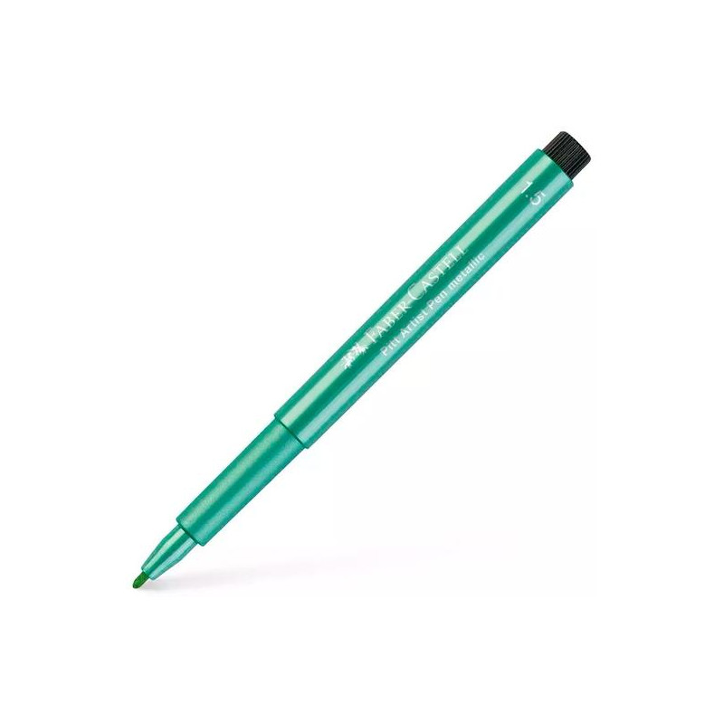 (167394) FABER CASTELL ROTULADOR PITT ARTIST PEN METALLIC 1.5MM VERDE (167394) FABER CASTELL ROTULADOR PITT ARTIST PEN METALLIC 1.5MM VERDE
