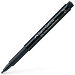 (167892) FABER CASTELL ROTULADOR PERMANENTE PITT ARTIST PEN SOFT CALLIGRAPHY SC NEGRO