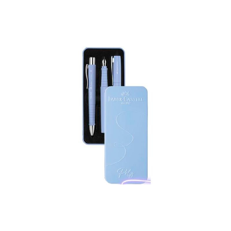 (241053) FABER CASTELL SET DE REGALO CON PLUMA Y BOLÍGRAFO POLY XB AZUL CARIBE (241053) FABER CASTELL SET DE REGALO CON PLUMA Y BOLÍGRAFO POLY XB AZUL CARIBE