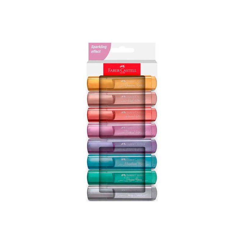 (254678) FABER CASTELL MARCADOR TEXTLINER 46 METALLIC SURTIDOS PACK 8 UD (254678) FABER CASTELL MARCADOR TEXTLINER 46 METALLIC SURTIDOS PACK 8 UD