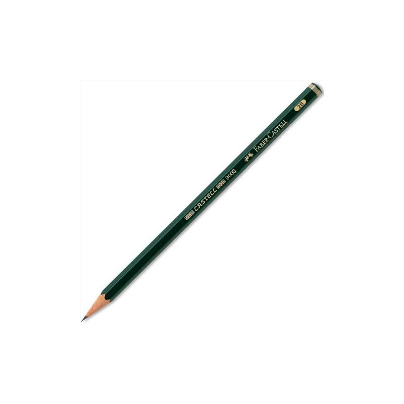 (B-9000-2B-2) FABER CASTELL LÁPIZ DE GRAFITO 9000 2B BLISTER 2 UD (B-9000-2B-2) FABER CASTELL LÁPIZ DE GRAFITO 9000 2B BLISTER 2 UD