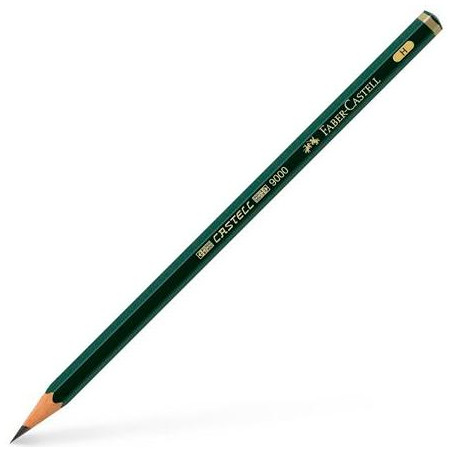 (B-9000-H) FABER CASTELL LÁPIZ DE GRAFITO 9000 H BLÍSTER