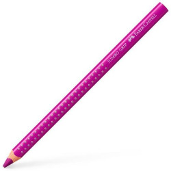 (110934) FABER CASTELL LÁPICES DE COLORES JUMBO GRIP UNICOLOR CARMESÍ