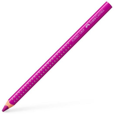 (110934) FABER CASTELL LÁPICES DE COLORES JUMBO GRIP UNICOLOR CARMESÍ