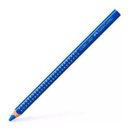 (110943) FABER CASTELL LÁPICES DE COLORES JUMBO GRIP UNICOLOR AZUL COBALTO