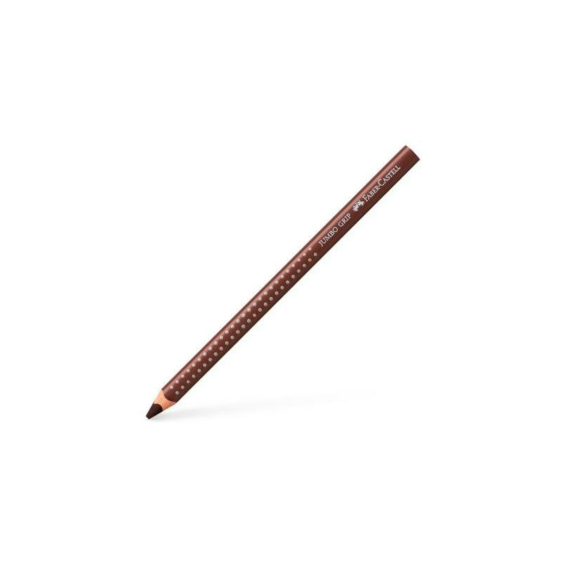 (110976) FABER CASTELL LÁPICES DE COLORES JUMBO GRIP UNICOLOR MARRÓN VAN-DYCK (110976) FABER CASTELL LÁPICES DE COLORES JUMBO GRIP UNICOLOR MARRÓN VAN-DYCK