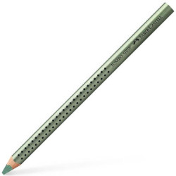 (110985) FABER CASTELL LÁPICES DE COLORES JUMBO GRIP METALLIC UNICOLOR VERDE METÁLICO