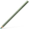 (110985) FABER CASTELL LÁPICES DE COLORES JUMBO GRIP METALLIC UNICOLOR VERDE METÁLICO