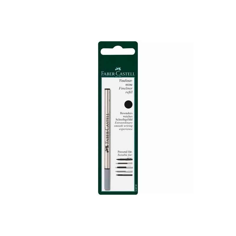 (148781) FABER CASTELL BLISTER 1 RECAMBIO FINELINER NEGRO (148781) FABER CASTELL BLISTER 1 RECAMBIO FINELINER NEGRO
