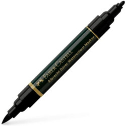 (160499) FABER CASTELL ROTULADOR DOBLE PUNTA FIBRA/PINCEL ALBRECHT DÜRER WATERCOLOUR MARKER NEGRO