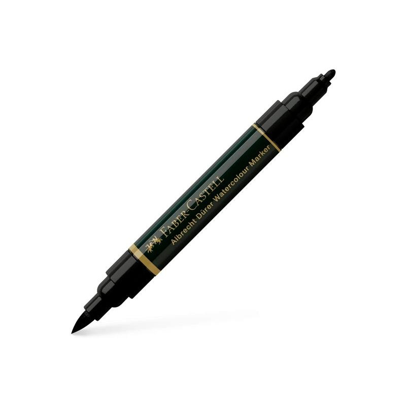 (160499) FABER CASTELL ROTULADOR DOBLE PUNTA FIBRA/PINCEL ALBRECHT DÜRER WATERCOLOUR MARKER NEGRO (160499) FABER CASTELL ROTULADOR DOBLE PUNTA FIBRA/PINCEL ALBRECHT DÜRER WATERCOLOUR MARKER NEGRO