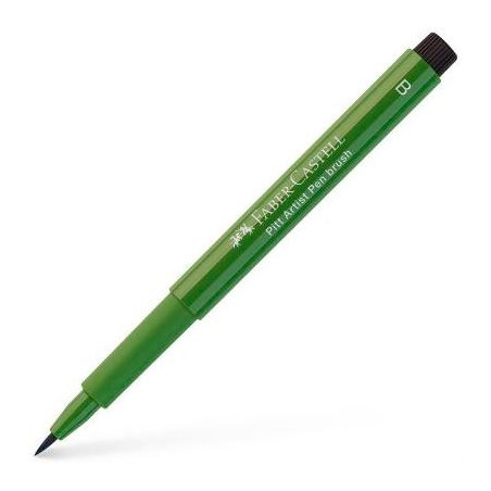 (167476) FABER CASTELL ROTULADOR PITT ARTIST PEN BRUSH PUNTA PINCEL VERDE ÓXIDO CROMO