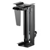 (MPC03-201) AISENS  SOPORTE GIRATORIO Y ALTURA PERSONALIZABLE PARA CPU POR DEBAJO DE ESCRITORIO CON MANGO DE BLOQUEO FÁCIL