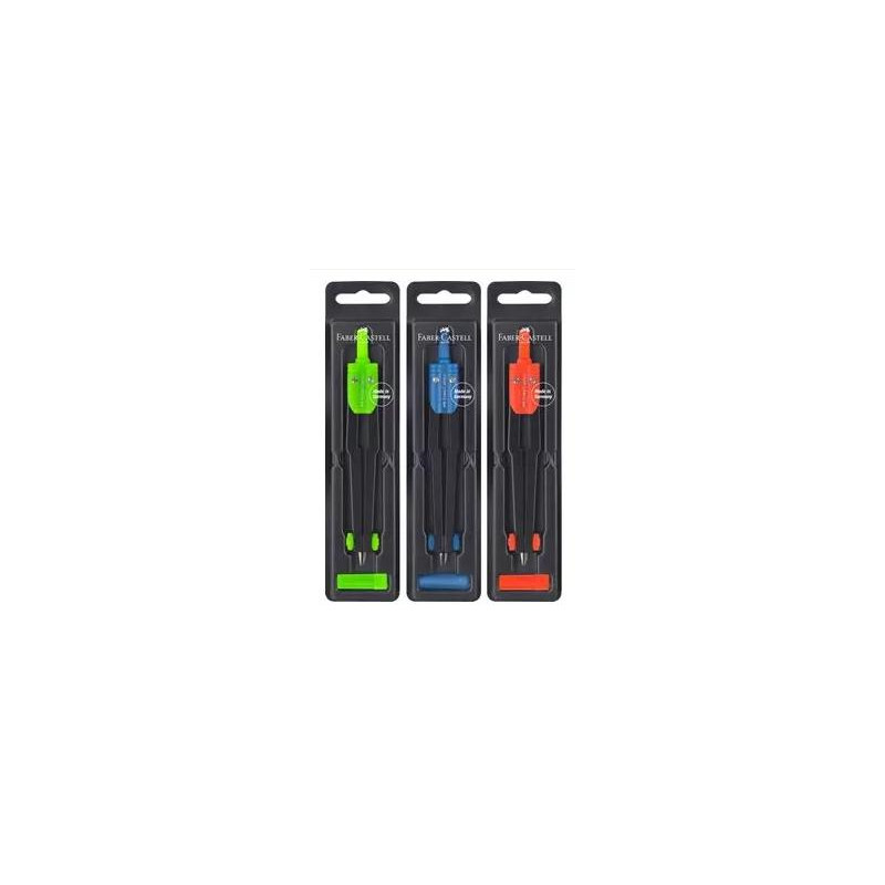 (174100) FABER CASTELL COMPAS ESCOLAR SURTIDO 3 COLORES (174100) FABER CASTELL COMPAS ESCOLAR SURTIDO 3 COLORES
