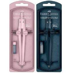 (174545) FABER CASTELL COMPÁS DE AJUSTE RÁPIDO STREAM 2025 SURTIDOS