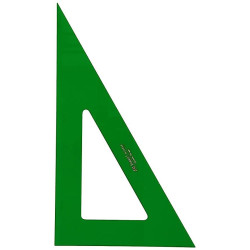 (666-21) FABER CASTELL CARTABÓN SIN GRADUAR 21CM VERDE