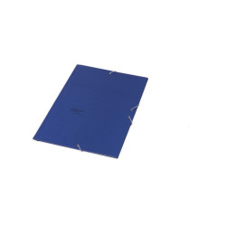 (15839) FABRISA CARPETA DE GOMAS AZUL BASICA SIN SOLAPAS CUARTO -25U-