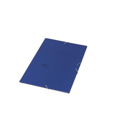 (18617) FABRISA CARPETA DE GOMAS AZUL BASICA CON TRES SOLAPAS FOLIO -5U-