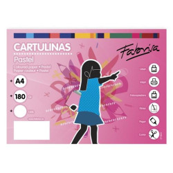 (15452) FABRISA CARTULINA 180G A4 50H BLANCO