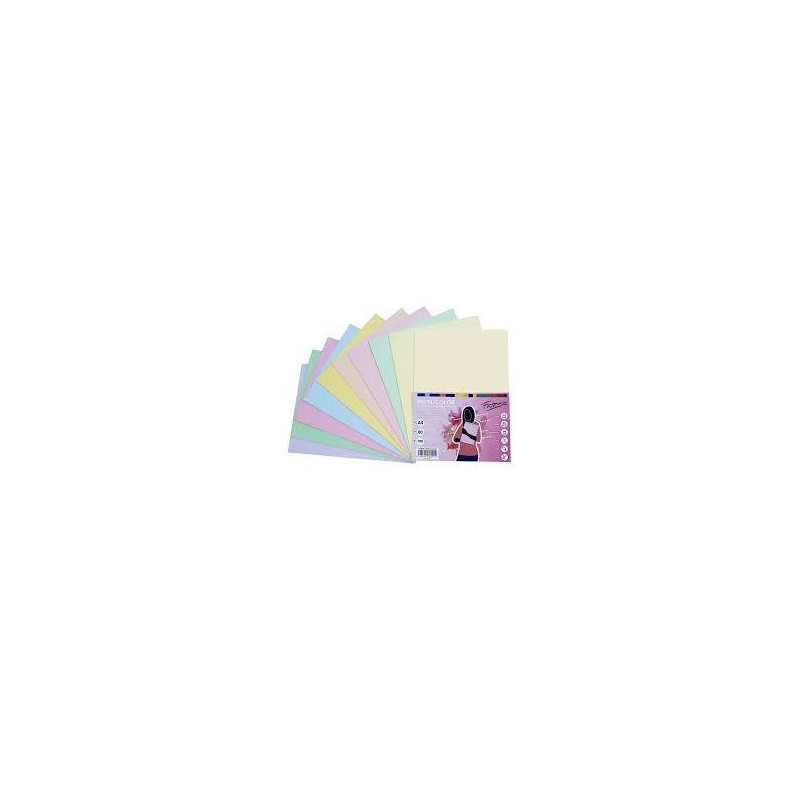 (16327) FABRISA PAPEL DIN A4 80GR INKJET/LÁSER PAQUETE 100H RETRACTILADO 10 COLORES PASTEL (16327) FABRISA PAPEL DIN A4 80GR INKJET/LÁSER PAQUETE 100H RETRACTILADO 10 COLORES PASTEL