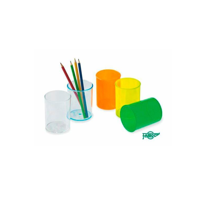(205-20) FAIBO CUBILETE PORTALÁPICES PLÁSTICO FLUORESCENTE AMARILLO (205-20) FAIBO CUBILETE PORTALÁPICES PLÁSTICO FLUORESCENTE AMARILLO
