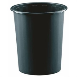 (305-02) FAIBO PAPELERA DE PLÁSTICO EN POLIPROPILENO 310X280 MM CERRADA 14 L SERIE 305 NEGRA