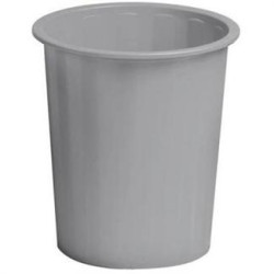 (305-08) FAIBO PAPELERA DE PLÁSTICO EN POLIPROPILENO 310X280 MM CERRADA 14 L SERIE 305 GRIS