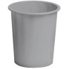 (305-08) FAIBO PAPELERA DE PLÁSTICO EN POLIPROPILENO 310X280 MM CERRADA 14 L SERIE 305 GRIS