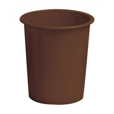 (305-09) FAIBO PAPELERA DE PLÁSTICO EN POLIPROPILENO 310X280 MM CERRADA 14 L SERIE 305 MARRON