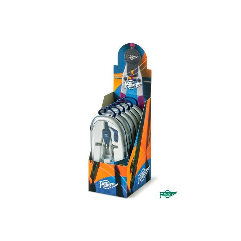 (401TEXP) FAIBO EXPOSITOR COMPÁS SERIE BLUE-LINE MICROMÉTRICO BRAZOS ARTICULADOS 401T 6 UNIDADES (401TEXP) FAIBO EXPOSITOR COMPÁS SERIE BLUE-LINE MICROMÉTRICO BRAZOS ARTICULADOS 401T 6 UNIDADES