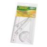 (806) FAIBO BOLSA ESTUCHE 4 PIEZAS REGLA (30 CM)