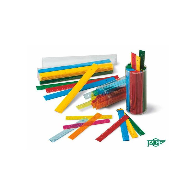 (816-00) FAIBO REGLA ESCOLAR 15CM BOTE 100 UD C/SURTIDOS (816-00) FAIBO REGLA ESCOLAR 15CM BOTE 100 UD C/SURTIDOS
