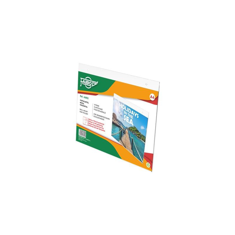 (46901) FAIBO PORTACARTEL MURAL A4 HORIZONTAL 30X23 (46901) FAIBO PORTACARTEL MURAL A4 HORIZONTAL 30X23
