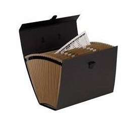 (9352101) FELLOWES MALETÍN CLASIFICADOR ACORDEÓN NEGRO