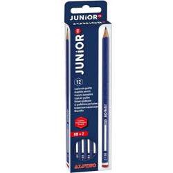 (JU015012) ALPINO LÁPIZ DE GRAFITO JUNIOR CON CABECILLA HB CAJA DE 12U