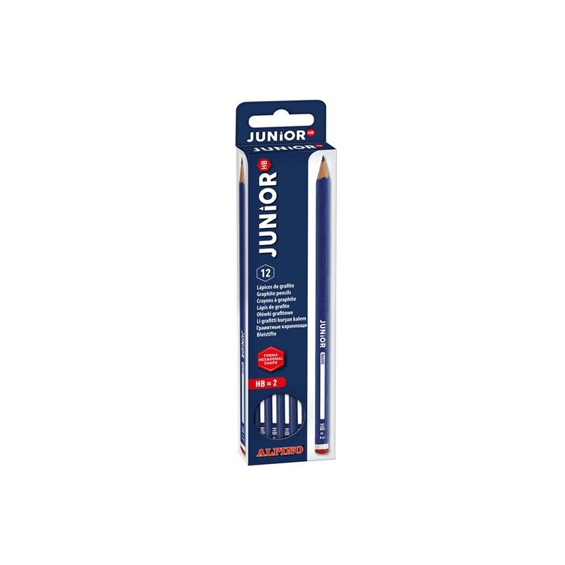 (JU015012) ALPINO LÁPIZ DE GRAFITO JUNIOR CON CABECILLA HB CAJA DE 12U (JU015012) ALPINO LÁPIZ DE GRAFITO JUNIOR CON CABECILLA HB CAJA DE 12U